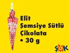 ELİT ŞEMSİYE SÜTLÜ ÇİKOLATA 30 G